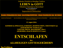 Tablet Screenshot of orthodoxfrat.de